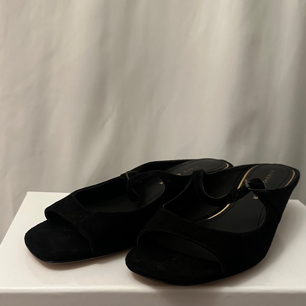 Etienne Aigner Black Women's Mules